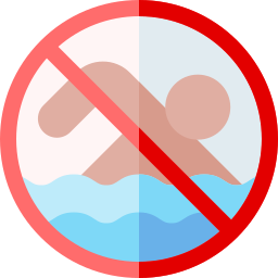 não nadar Ícone