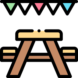 Picnic table icon