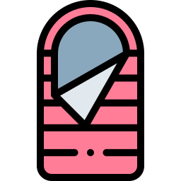 Sleeping bag icon