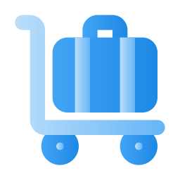 Trolley bag icon