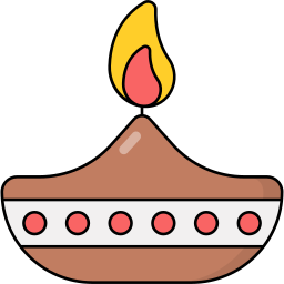 diwali lampe icon