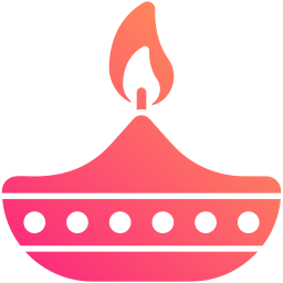 Diwali lamp icon