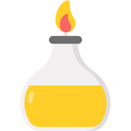 Oil lamp icon