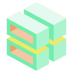 cubo 3d icono