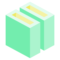 cubo 3d icono