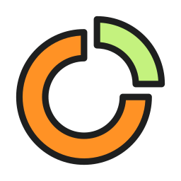 diagramme circulaire Icône