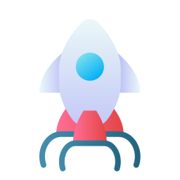 Rocket launch icon