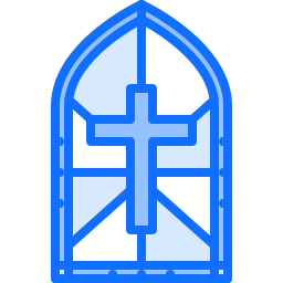 Stained glass icon