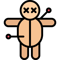 Voodoo doll icon