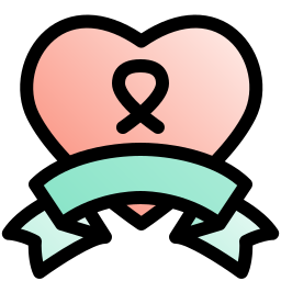 Ribbon badge icon