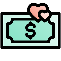 Give money icon