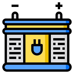 Battery eco icon