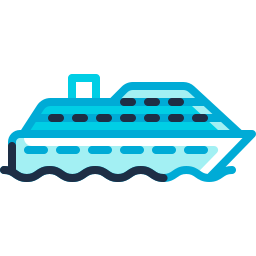 Cruise ship icon