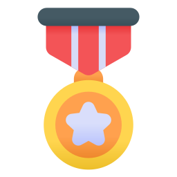 Star medal icon