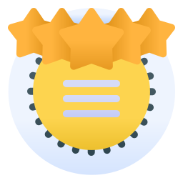 Star medal icon