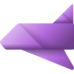avião de papel Ícone