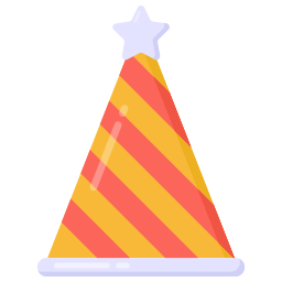 sombrero de fiesta icono