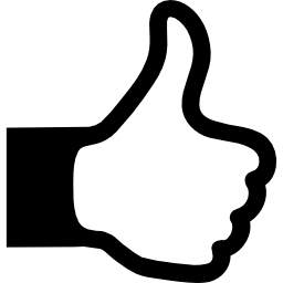 Thumb up sign icon