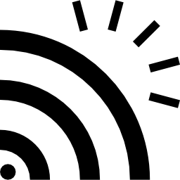 símbolo de url limpia icono