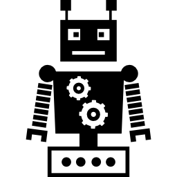 Robot machine icon