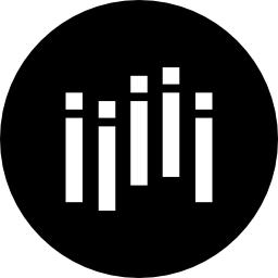 símbolo circular del algoritmo de google icono
