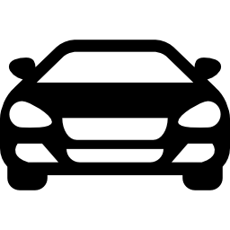 Седан автомобиль спереди иконка