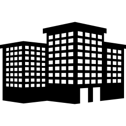 gebouwen groep icoon