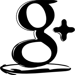Google plus sketched logo icon