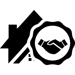 símbolo de oferta inmobiliaria icono