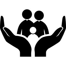 Familiar insurance symbol icon