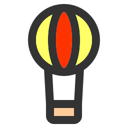 Air balloon icon