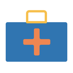 First aid kit icon