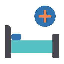 Hospital bed icon