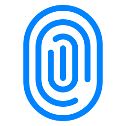 Fingerprint identification icon