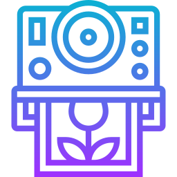 fotocamera istantanea icona