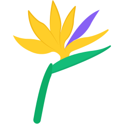 Bird of paradise icon