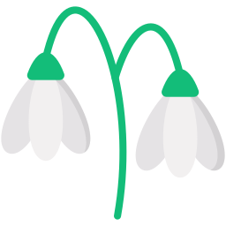 campanilla de febrero icono