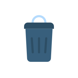 Trash can icon