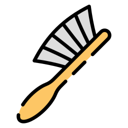 Hair brush icon