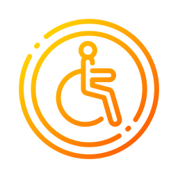 segno disabile icona