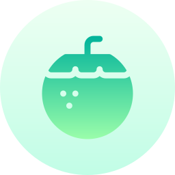 Coconut drink icon