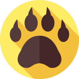 Animal track icon