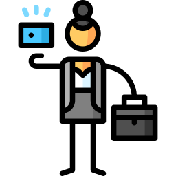 Blue card icon