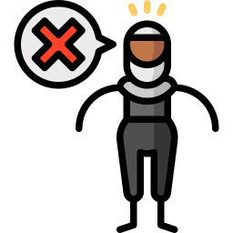 discriminación icono