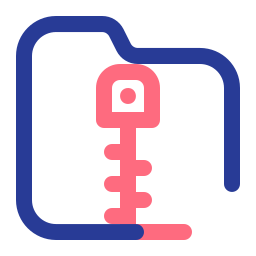 Zip folder icon