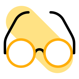 Eyeglasses icon