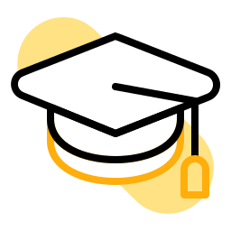 Graduate cap icon