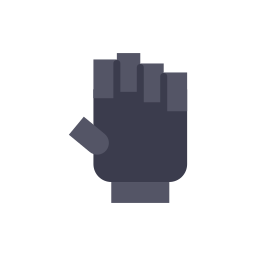 Fingerless gloves icon