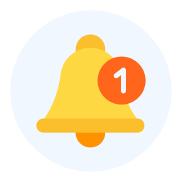 Notification bell icon