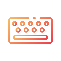 Electric keyboard icon